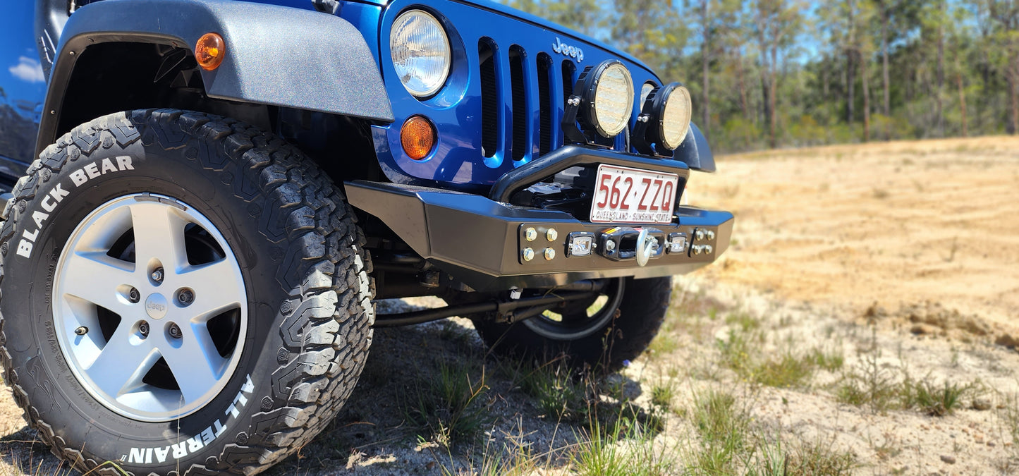 Overland High Clearance Winch Bumper Assembly