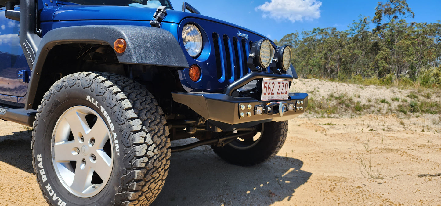 Overland High Clearance Winch Bumper Assembly